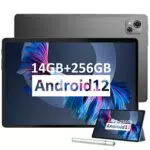Tablet 10.1 Zoll mit Touchstift, OSCAL Pad13 Android 12 Tablet 14GB RAM 256GB ROM