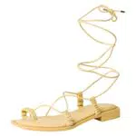 Tamaris Damen 1-1-28105-28 Flache Sandale, Soft Lemon