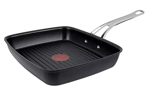 Tefal Jamie Oliver by E24541 Cooks, Classic Grillpfanne 23 x 27 cm Aluguss