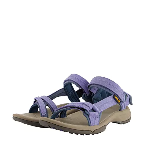 Teva Damen Terra Fi Lite Suede Womens Sandale, Purple Impression