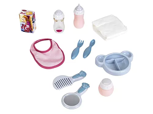 Theo Klein 1732 Baby Coralie Puppen Ess- und Pflegeset