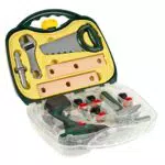 Theo Klein 8584 Akkuschrauber-Koffer I Werkstatt-Set mit Bosch Akkuschrauber
