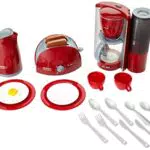 Theo Klein 9564 Bosch Frühstücksset, Küchen-Set bestehend aus Toaster