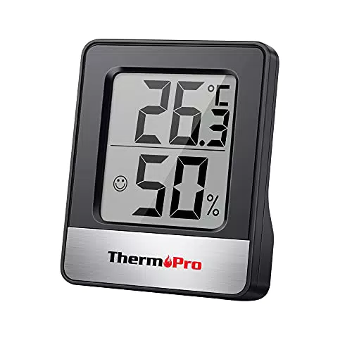 ThermoPro TP49 Kleines digitales Hygrometer, Innenthermometer