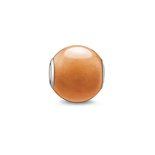 Thomas Sabo Damen-Bead Karma Beads 925 Sterling Silber Aventurin poliert rot K0043-010-10