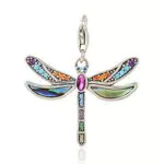 Thomas Sabo Damen Charm-Anhänger Libelle Charm Club 925 Sterling Silber 1757-964-7