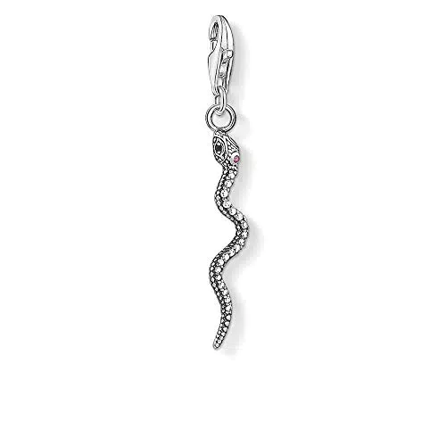 Thomas Sabo Damen Charm-Anhänger Schlange Charm Club 925 Sterling Silber 1805-640-7