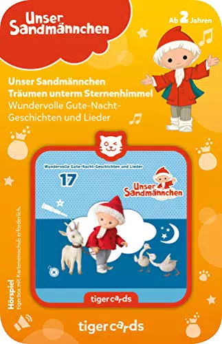 tigermedia tigercard Sandmännchen Folge 17 Träumen unterm Sternenhimmel Einschlaf Geschichte Kinder tigerbox Hörbox Hörspiel Hörbuch Kindermusik