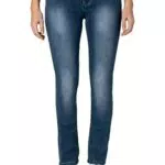 Timezone Damen Tahila Womenshape Slim Jeans, Blau, EU