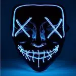 TK Gruppe Timo Klingler LED Grusel blau Maske - wie aus Purge steuerbar
