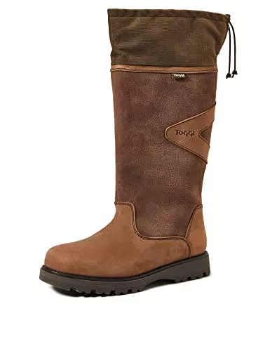 TOGGI Columbus Unisex Erwachsene Gummistiefel, Braun
