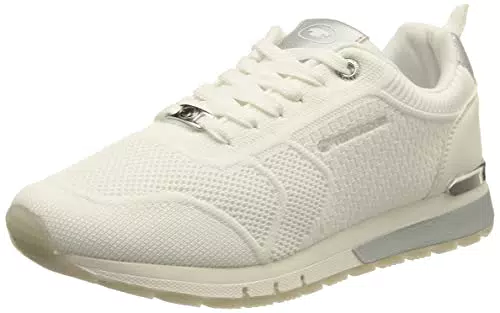 Tom Tailor Damen 3291110 Sneaker, Weiß