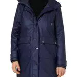 TOM TAILOR Damen Regenmantel Parka 1032473, 30025 - Navy Midnight Blue