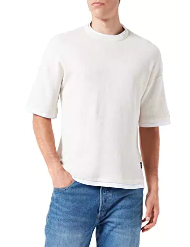 TOM TAILOR Denim Herren Pullover mit Struktur 1027173
