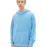 TOM TAILOR Denim Herren Sweatshirt 1035669, 18395 - Rainy Sky Blue