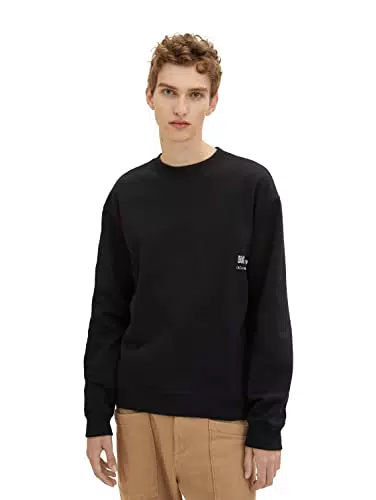 TOM TAILOR Denim Herren Sweatshirt mit Print 1034099