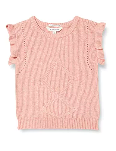 TOM TAILOR Mädchen Kinder Pullunder 1033968, Pink, 104-110