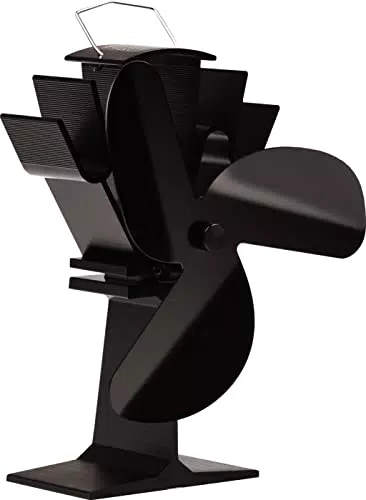 Tomersun Ofenventilator mit 3 Blättern Kaminventilator