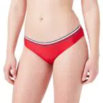 Tommy Hilfiger Damen Bikinihose Sport, Rot, M