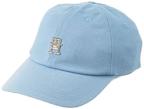 Tommy Hilfiger Damen Cap Naturally TH Soft Basecap, Blau