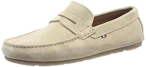 Tommy Hilfiger Herren Driver Schuh Casual Suede Driver Mokassins