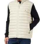 Tommy Hilfiger Herren Weste Steppweste, Elfenbein, S