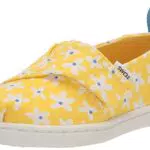 TOMS Mädchen Classic Alpargata Flacher Slipper, Sonnengelbe Sonnengelbe Gänseblümchen