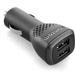 TomTom Duales USB Auto-Schnellladegerät, 2, 4 A pro Anschluss
