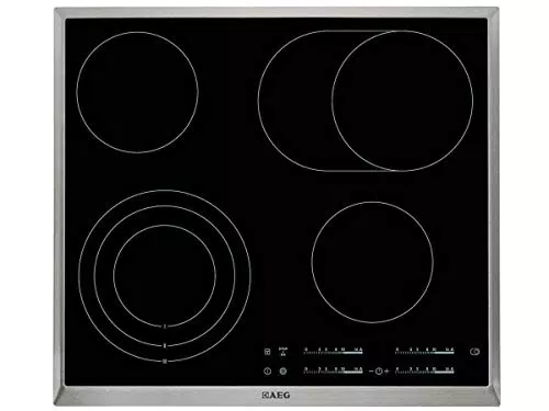 Touch Control Electric Ceramic Hob AEG HK654070XB, Black