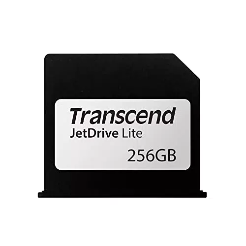 Transcend 256 GB JetDrive Lite extra Speicher-Erweiterungskarte für MacBook Air 13''; angepasst und abschließend mit dem Karten-Slot