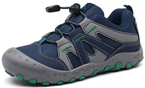 Trekkingschuhe für Kinder Wanderschuhe Jungen Mädchen Mit Schnellverschluss Atmungsaktive Schuhe rutschfest Laufschuhe für Outdoor
