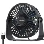 TriPole USB-Tischventilator, 3 Geschwindigkeiten, Luftstrom