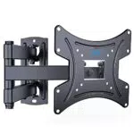 TV Wandhalterung, Schwenkbare Neigbare TV Halterung für 13-42 Zoll Flach & Curved Fernseher oder Monitor bis zu 20kg