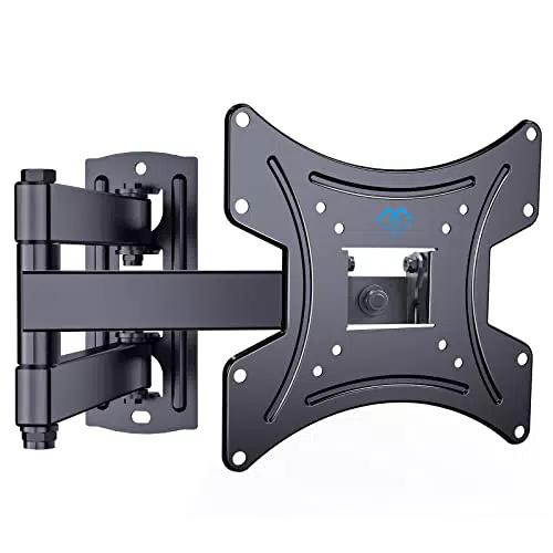 TV Wandhalterung, Schwenkbare Neigbare TV Halterung für 13-42 Zoll Flach & Curved Fernseher oder Monitor bis zu 20kg