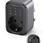UGREEN Adapter England Deutschland Stecker 30W Reiseadapter UK Adapter mit USB C Schnellladung 4-in-1 Reisestecker GaN für Irland Schottland Dubai Malediven kompatibel mit iPhone 15 Pro Max/15/14