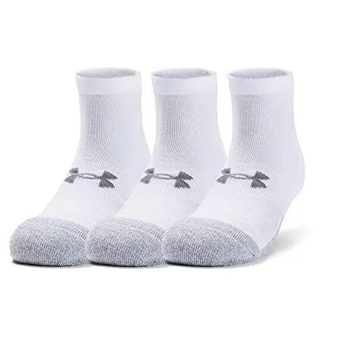 Under Armour Unisex UA Heatgear Locut Socken - Weiß - L