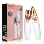URAQT Gesichtshaarentferner für frauen, 2 in 1 USB Elektrischer Augenbrauen Rasier