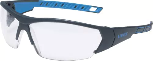 UVEX Schutzbrille i-Works 9194 - Kratzfest und beschlagfrei - leichte und sportliche Sicherheitsbrille