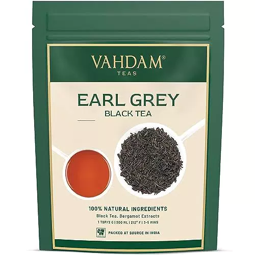 VAHDAM, Earl Grey Tee, Blumig, Zitronig & Köstlich