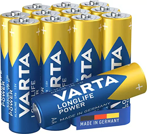 VARTA Batterien AA, 12 Stück, Longlife Power, Alkaline