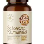 Vegane Schwarzkümmelöl Kapseln - 200 Softgel Kapseln - Alpha Foods - 500 mg kaltgepresstes Schwarzkümmelöl - Ohne tierische Gelatine