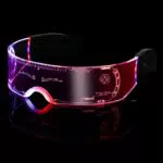 VEIERSIA Cyberpunk LED Brille - 7 Farben LED Leuchtende Brillen - Leuchtbrille Party-Brille Für Party