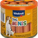 Vitakraft Dog Minis, Hundeleckerli, kleine Snack-Würstchen