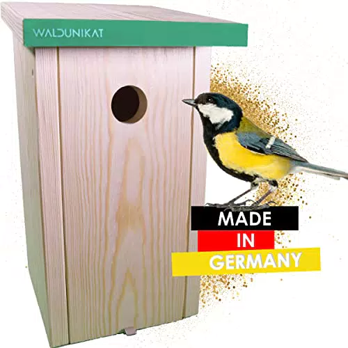 WALDUNIKAT NEU! Nistkasten für Vögel für draußen Made in Germany nach NABU für Meisen