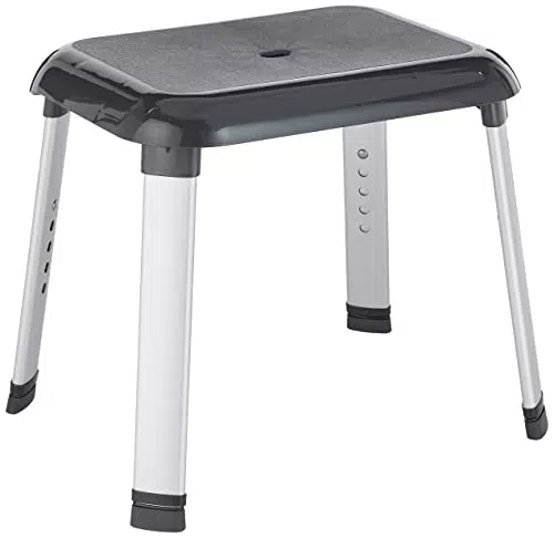 WENKO Badhocker Secura Premium - Duschhocker, bis 130 kg Tragkraft