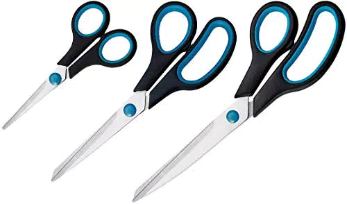 Westcott N-90027 00 Easy Grip Scheren Set, 3 Stück