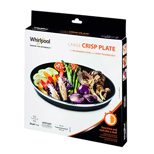 Whirlpool AVM305 - Mikrowellenzubehör/ Crisp-Platte groß für die Mikrowelle/ Passend auch für Bauknecht Mikrowellen