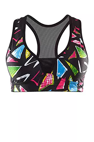 WINSHAPE Damen Fitness Freizeit Functional Mesh Push-up BH mit integrierten Einlagen PUSB103