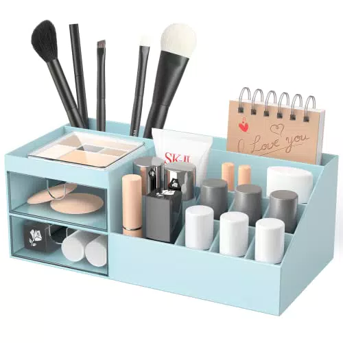 Withosent Make Up Organizer mit Schubladen, Schminktisch Kosmetik Schmink Organizer