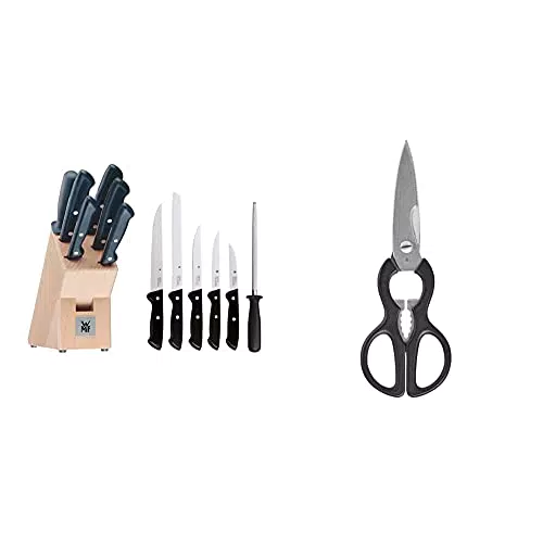 WMF Classic Line Messerblock mit Messerset, 7-teilig